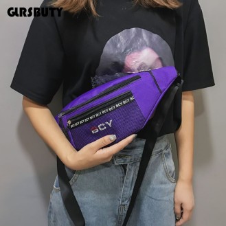 Women's shoulder/waist bag 133 Purple